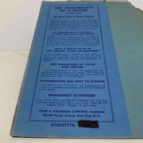 ETIQUETTE Complete New Edition 1939 with dust jacket - Picture 7 of 17